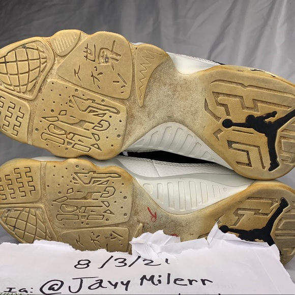 Nike air Jordan 9 Women’s size 7 Los Angeles Oreo black white retro og wmns - Picture 5 of 13